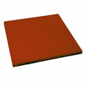 Резиновая плитка L-H квадрат 16 мм. Красная