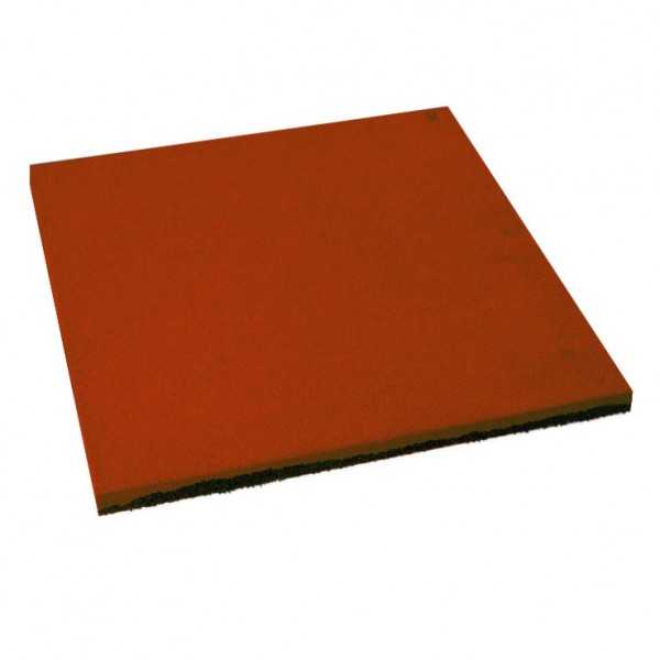 Резиновая плитка L-H квадрат 30 мм. Красная