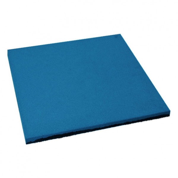 Резиновая плитка L-H квадрат 45 мм. Синяя
