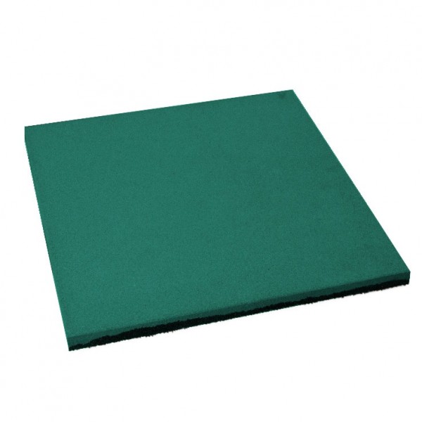 Резиновая плитка L-H квадрат 30 мм. Зеленая